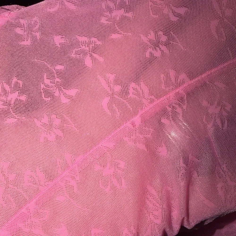 Victoria's Secret Sexy Little Things Ruched Teddy Lingerie Garter Belt SIip